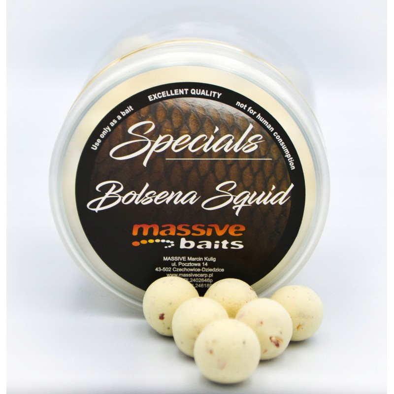 Massive Baits Special Pop-Up Bolsena Squid 14mm 200ml|Massive Baits|5901912667075|Ehooks.pl sklep wędkarski