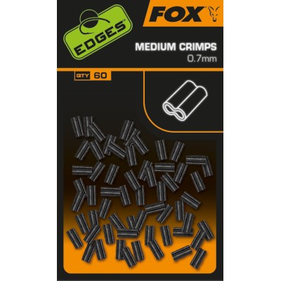 Fox Medium Crimps 0,7mm 60pcs