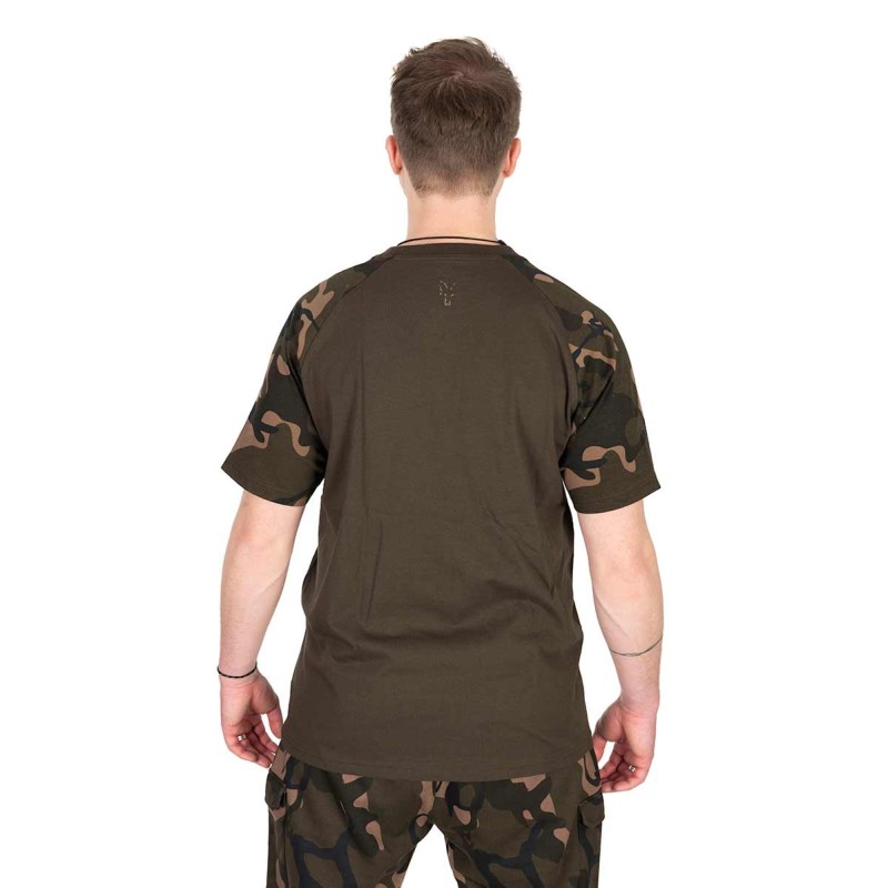 Koszulka Fox Khaki/Camo Outline T-Shirt L|Fox|5056212188055|Ehooks.pl sklep wędkarski