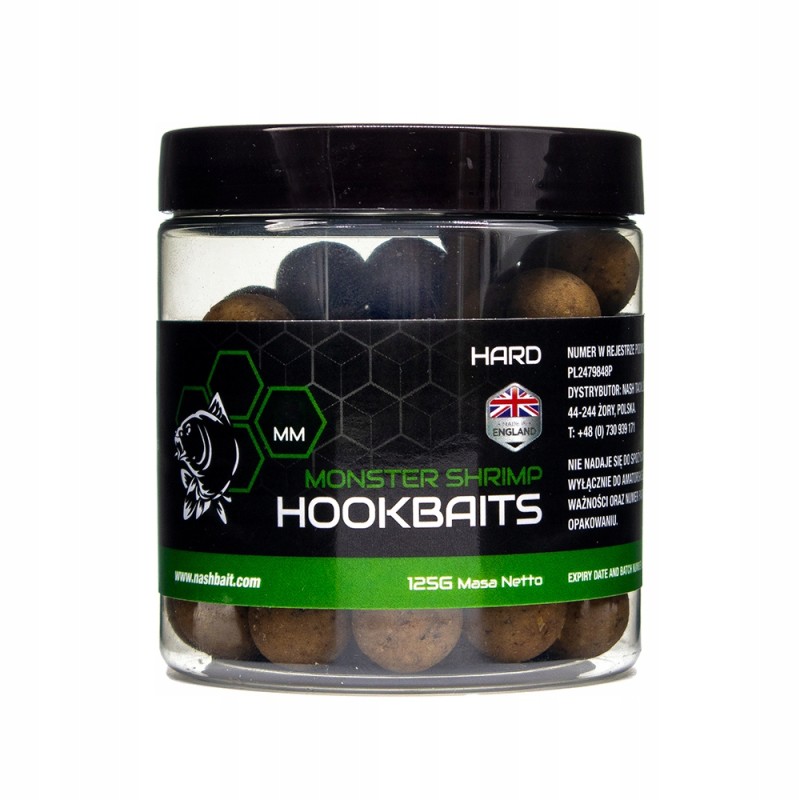 Nash Monster Shrimp Hard Hookbaits 20mm 125g|Nash|5055108865421|Ehooks.pl sklep wędkarski
