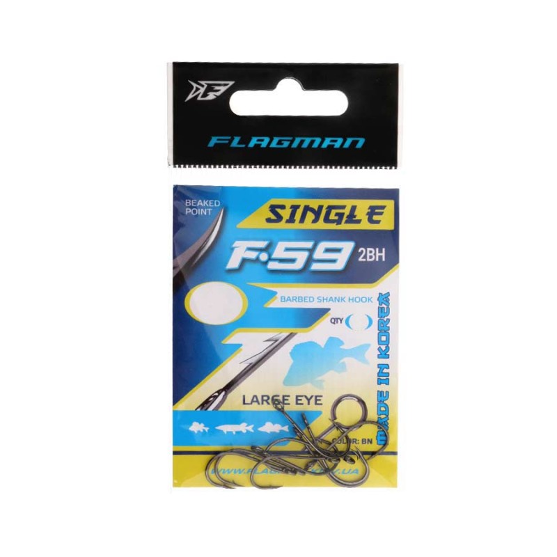 Haczyki Flagman F-59 2 BH 1/0|Flagman|8581260021636|Ehooks.pl sklep wędkarski