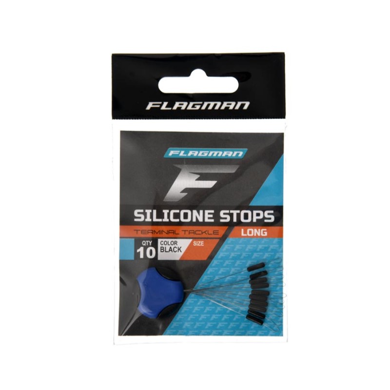 Flagman Silicon Long Stops S 10pcs Stopery|Flagman|2000999869051|Ehooks.pl sklep wędkarski