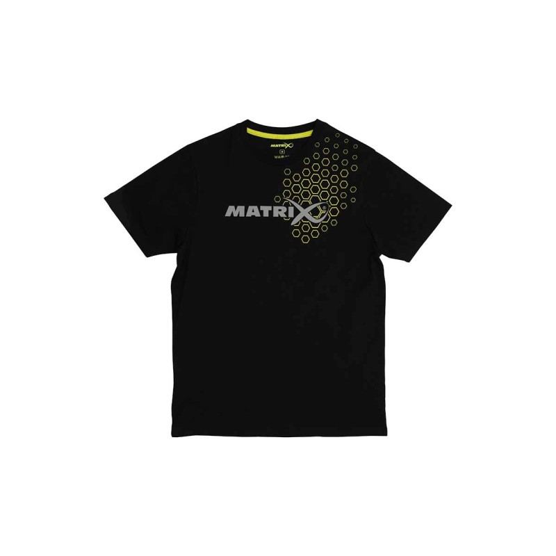 Matrix Hex Print T-Shirt Black XXL|Matrix|5056212187690|Ehooks.pl sklep wędkarski