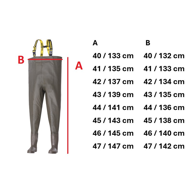 Mivardi Waders Hardcore MC - Size 45 Spodniobuty|Mivardi|8595712428690|Ehooks.pl sklep wędkarski