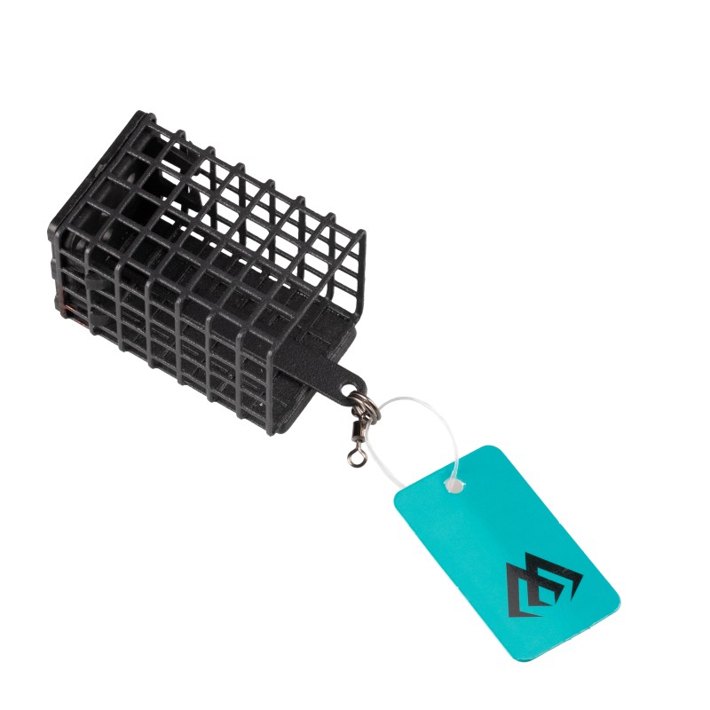 Koszyk Zanętowy Mikado Kwadratowy Z Dnem 30x30x55mm 100g Czarny|Mikado|5900637078029|Ehooks.pl sklep wędkarski