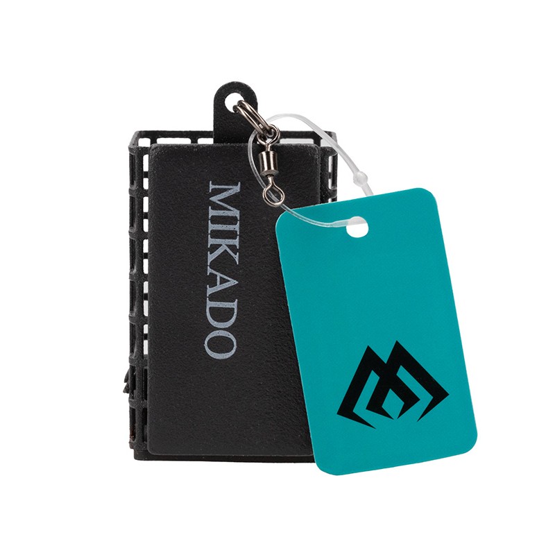 Koszyk Zanętowy Mikado Kwadratowy Z Dnem 30x30x55mm 100g Czarny|Mikado|5900637078029|Ehooks.pl sklep wędkarski