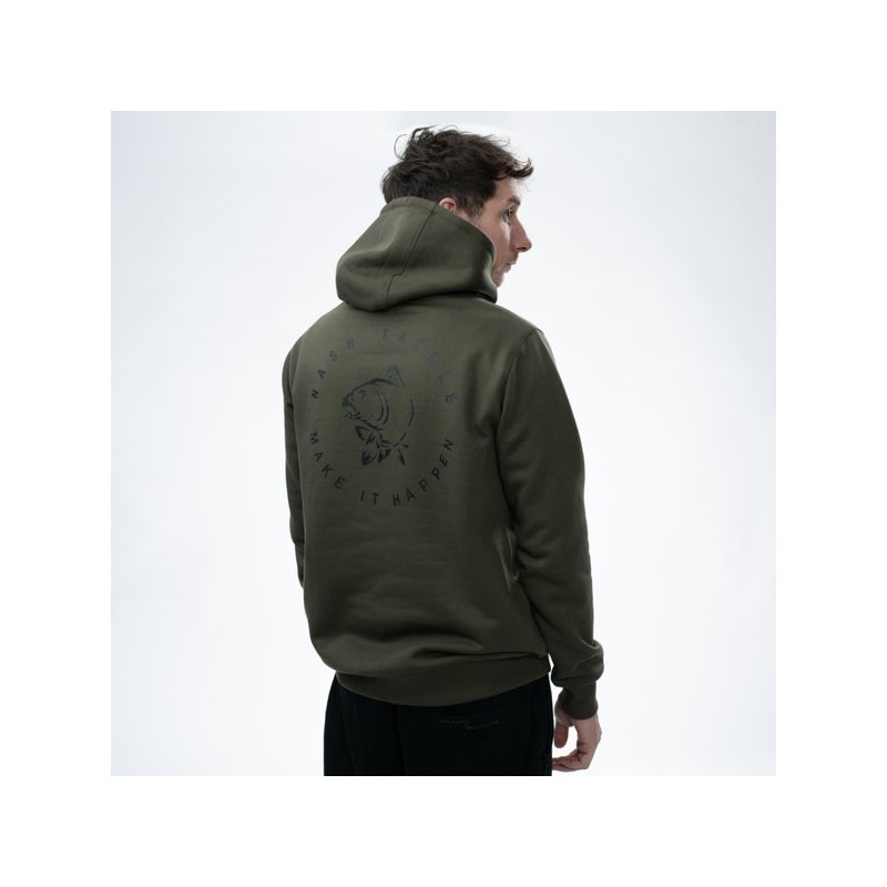 Bluza Nash Make It Happen Carp Logo Hoodie Green XL|Nash|5055144822556|Ehooks.pl sklep wędkarski