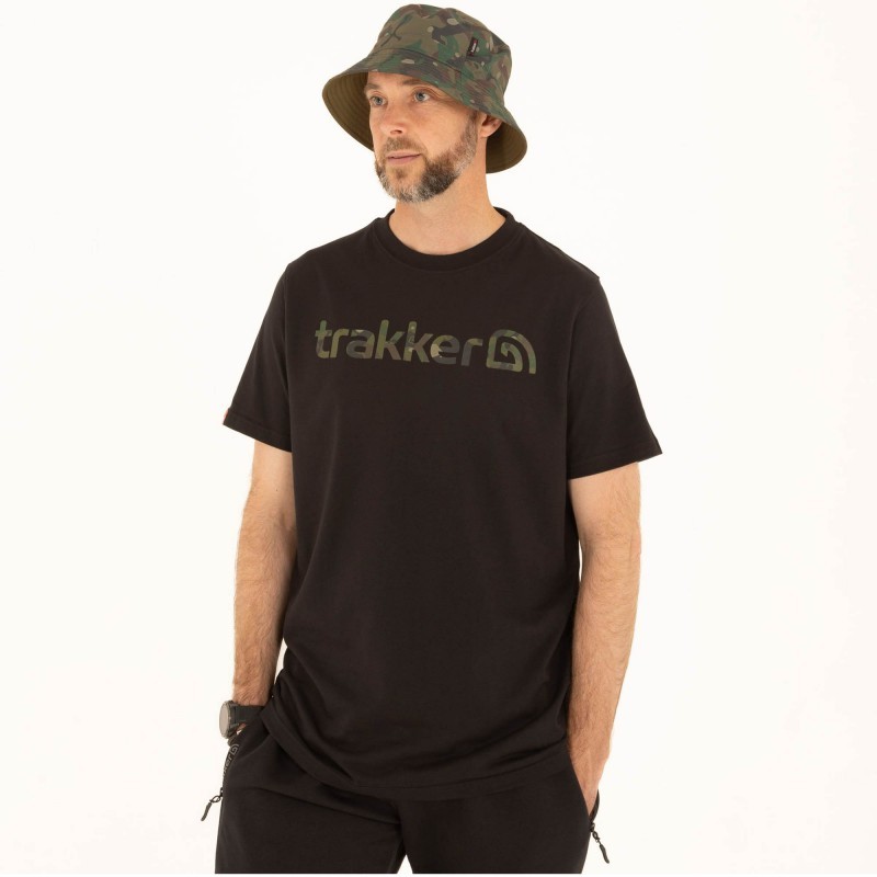Trakker CR Logo T-Shirt Black Camo XXL|Trakker|5056618305544|Ehooks.pl sklep wędkarski