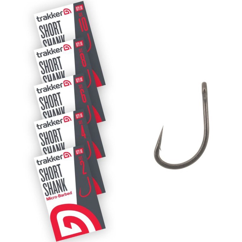 Trakker Short Shank Hooks Size 2 Micro Brabed Haki|Trakker|5056618303045|Ehooks.pl sklep wędkarski
