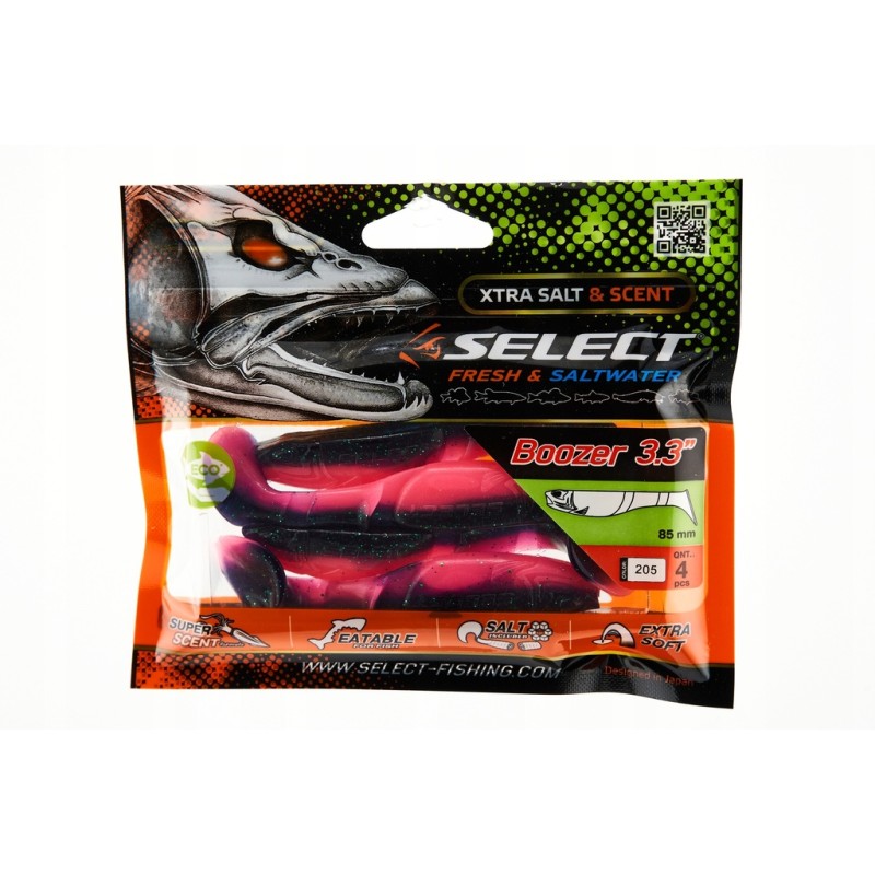 Select Boozer 3.3" 4pc. col.205 Guma|Select|2218702815015|Ehooks.pl sklep wędkarski