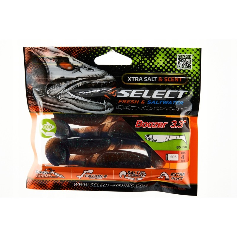 Select Boozer 4" 3pc. col.206 Guma|Select|2218703239018|Ehooks.pl sklep wędkarski