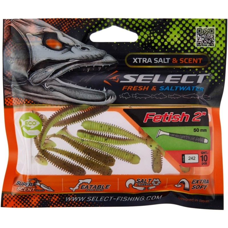Select Fetish 2" col.242 10pcs Guma|Select|4823102123134|Ehooks.pl sklep wędkarski