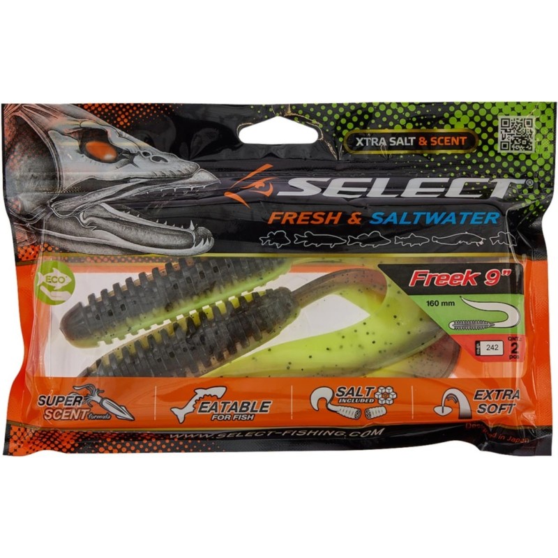 Select Freek 9" 242 2pcs Guma|Select|4823102124438|Ehooks.pl sklep wędkarski