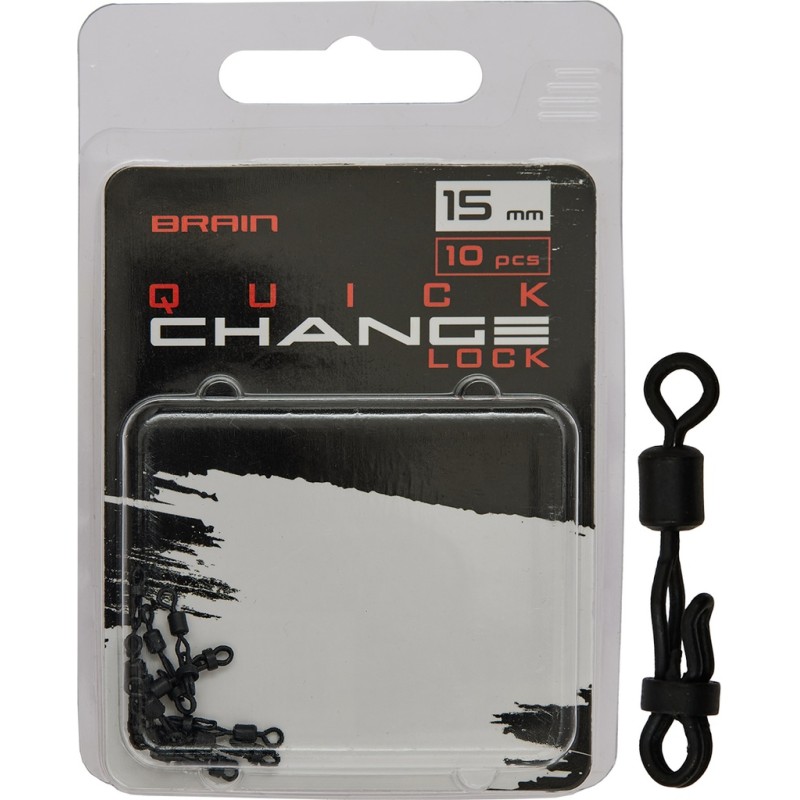 Brain Quick Change Lock 15mm 10pcs|Brain|4823102108957|Ehooks.pl sklep wędkarski