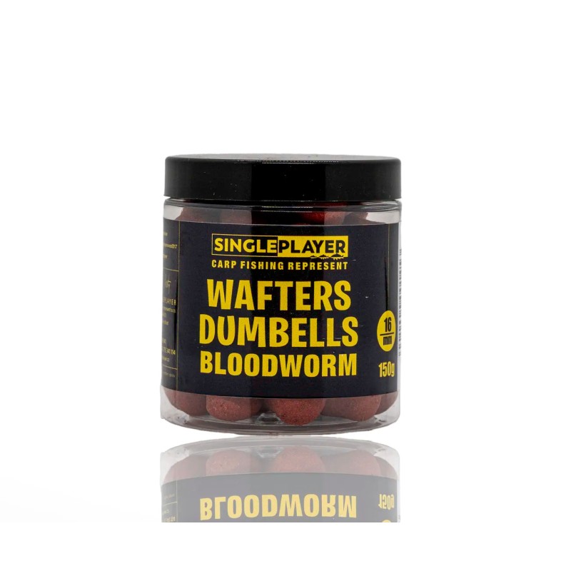 SINGLEPLAYER Wafters Dumbells Bloodworm 150g 16mm|SINGLEPLAYER|8594232980626|Ehooks.pl sklep wędkarski