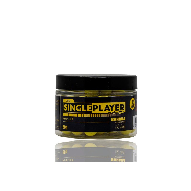 SINGLEPLAYER Pop-up Boilies Banana 50g 16mm|SINGLEPLAYER|8594232981302|Ehooks.pl sklep wędkarski