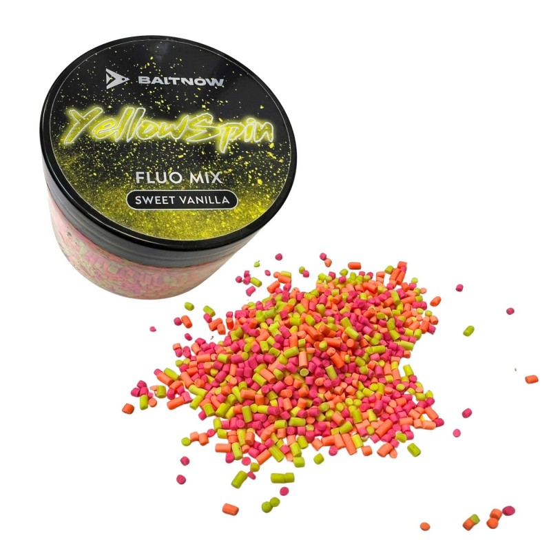 BaitNow Dodatek Method Feeder Fluo Mix Yellow Spin 150g|BaitNow|5900637153887|Ehooks.pl sklep wędkarski