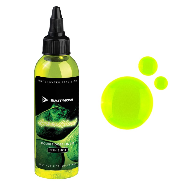 BaitNow Liquid Method Feeder Double Dose Green Ghost 100ml|BaitNow|5900637153443|Ehooks.pl sklep wędkarski