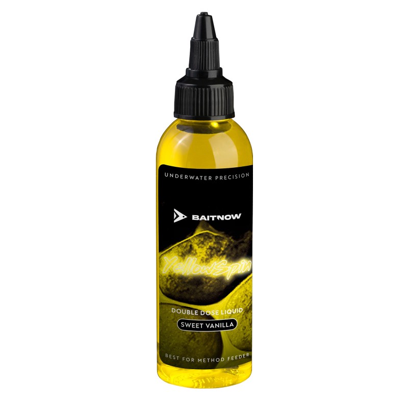 BaitNow Liquid Method Feeder Double Dose Yellow Spin 100ml|BaitNow|5900637153450|Ehooks.pl sklep wędkarski
