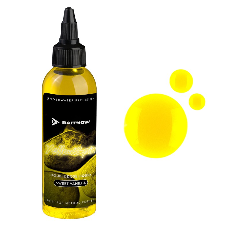 BaitNow Liquid Method Feeder Double Dose Yellow Spin 100ml|BaitNow|5900637153450|Ehooks.pl sklep wędkarski