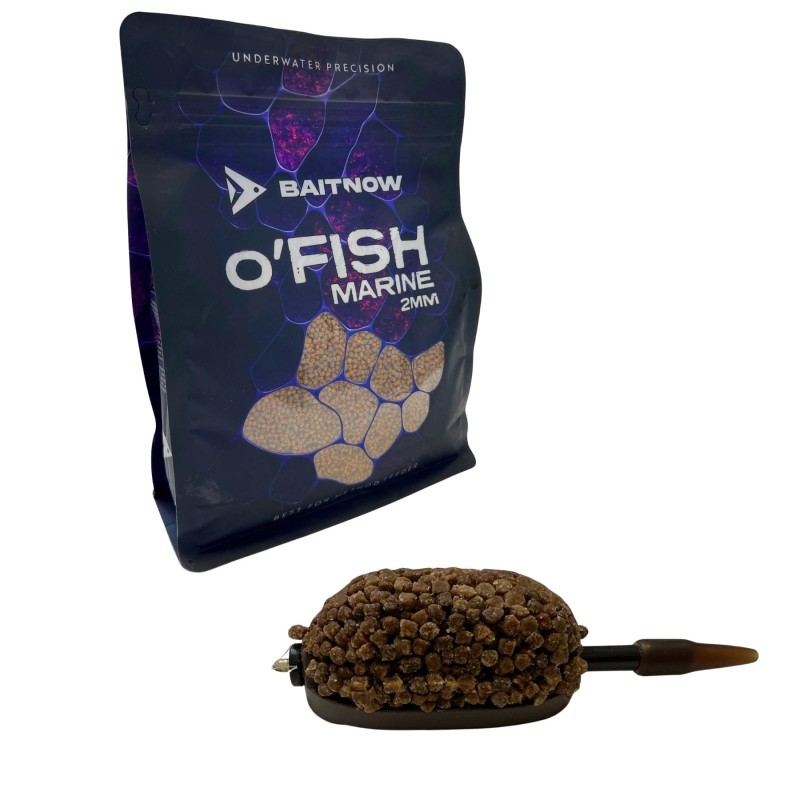 BaitNow Pellet Method Feeder O'fish Marine 2mm 800g|BaitNow|5900637150329|Ehooks.pl sklep wędkarski
