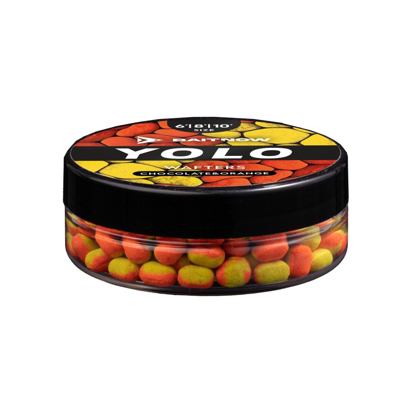 BaitNow Wafters Method Feeder Yolo Orange&Yellow Chocolate-Orange 6/8/10mm 24g|BaitNow|5900637150565|Ehooks.pl sklep wędkarski