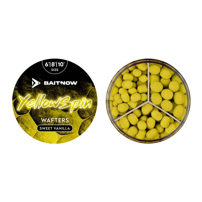 BaitNow Wafters BaitNow Method Feeder Yellow Spin 6/8/10mm 24g|BaitNow|5900637153399|Ehooks.pl sklep wędkarski