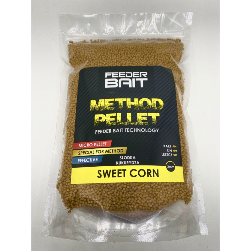 Feeder Bait Pellet Sweet Corn Słodka Kukurydza 2mm 800g|Feeder Bait|5907610292946|Ehooks.pl sklep wędkarski
