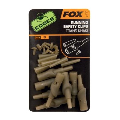 Fox Running Safety Clips Khaki